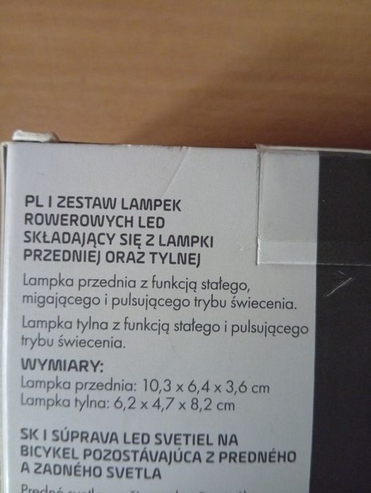 Lampki rowerowych LED