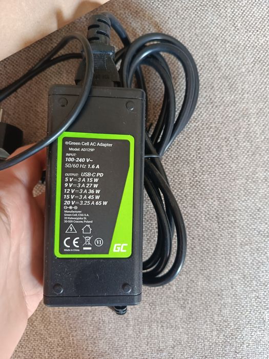 Zasilacz do laptopa/ tabletu USB - C