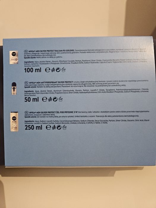 Zestaw kosmetyków dla mężczyzn Kosmetyczka Nivea MEN Silver Control