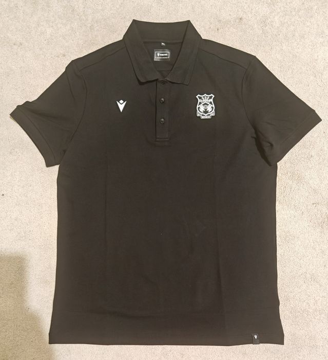 Polo preto Wrexham FC tam. L / XL
