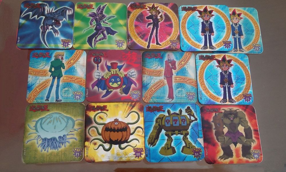 Yu-gi-ho metal tazos, boinx, mega DUEL tazo stak, Angry bird Star wars