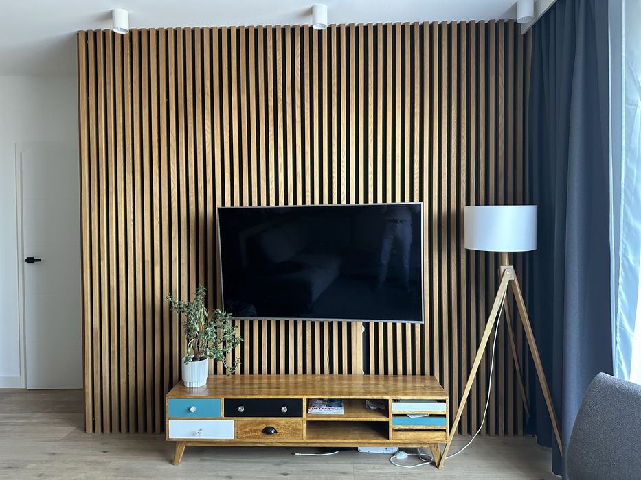 Lamele ścienne Dąb naturalny