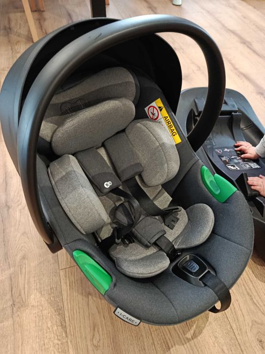 Fotelik nosidełko Kinderkraft I-CARE i-Size z bazą ISOFIX | Gwarancja 8 miesięcy! Stan BDB