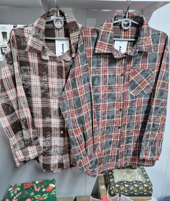 Сорочка картата, клітинка в камінчик(стрази)