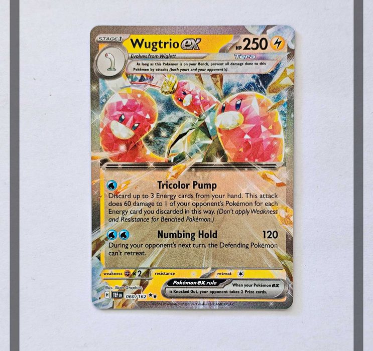 Wugtrio Ex 060/162 TEF Pokemon ENG-NM