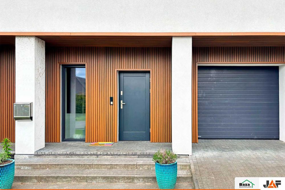 Deska kompozytowa elewacyjna Gardin Deco Black Wall Teak/Oak/Silver 30x160x2950