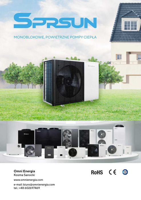 Pompa ciepła MONOBLOK SPRSUN 9,5kW
