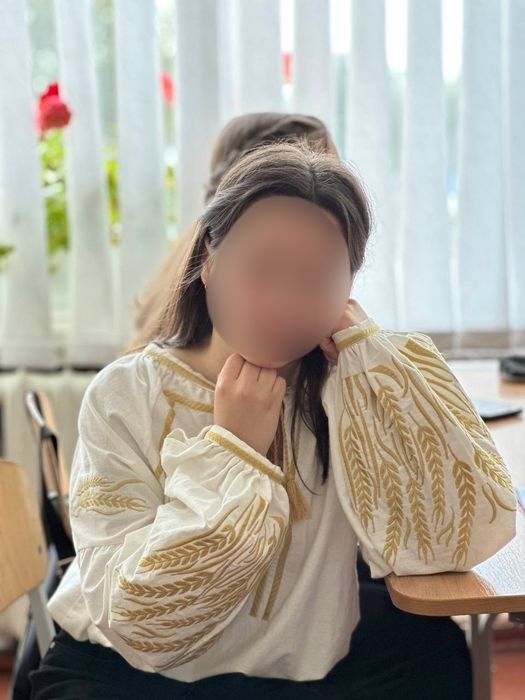 Вишиванка рубашка з колосками