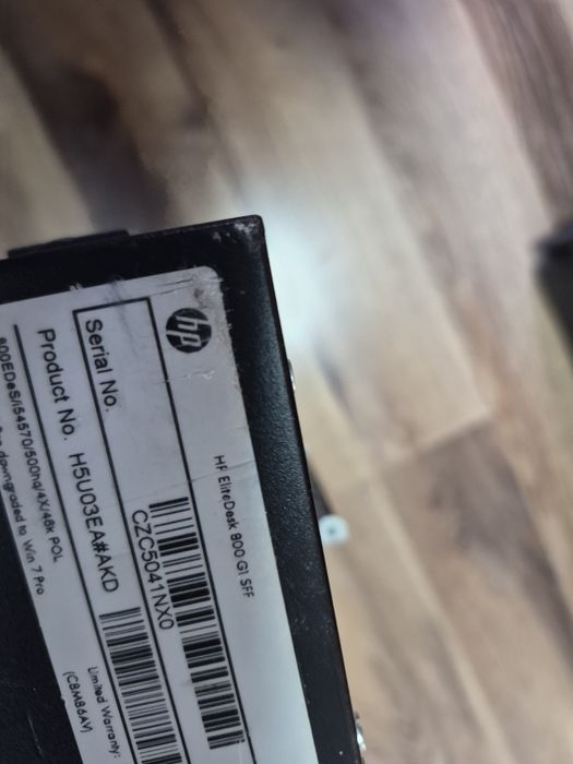 Hp elitedesk 800 g1sff ssd