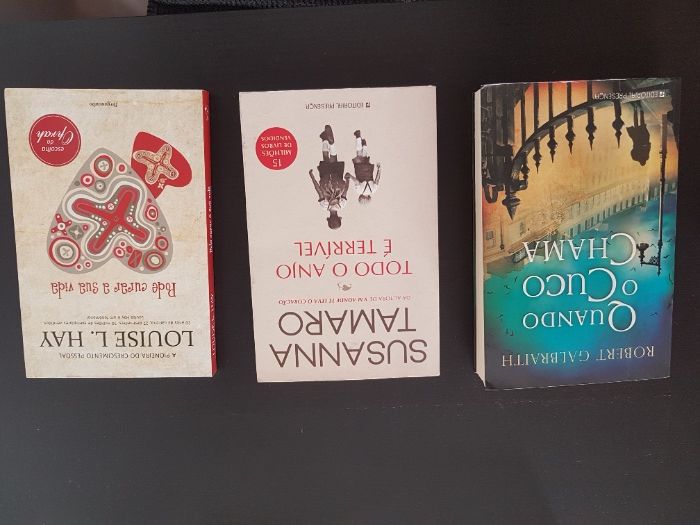 Lote 3 livros diversos autores