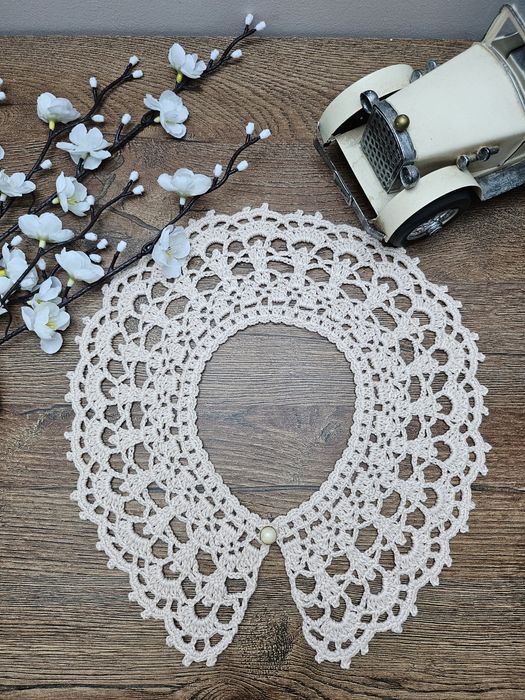 Kołnierzyk, kołnierz, Kołnierzyk bawełniany,  ozdoba