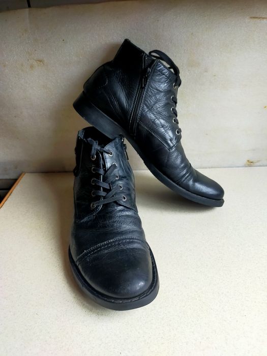 Buty zimowe sztyblety kozaki trzewiki skórzane Lasocki For Men 42/43