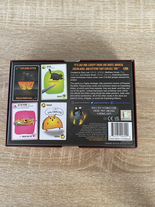 Gra karciana Exploding kittens