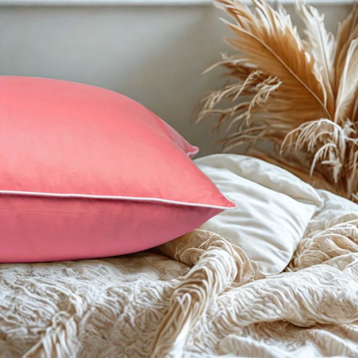 Poduszka 70x80 Półpuch Inlet Bawełniany Andrychowski 100% pierze gęsie