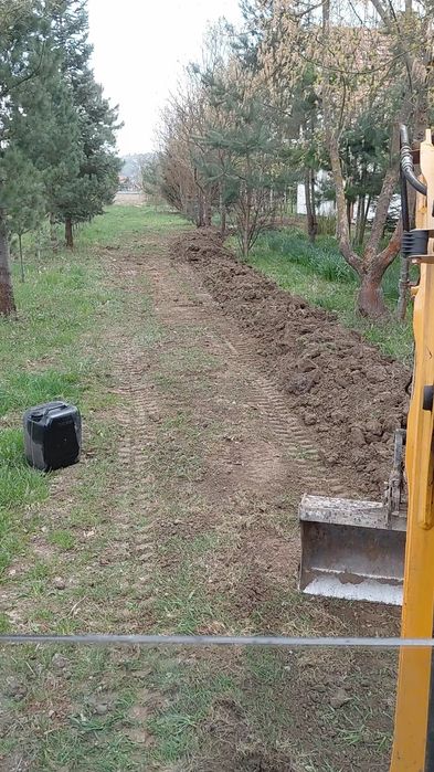 Usługi koparką kopanie fundamentów