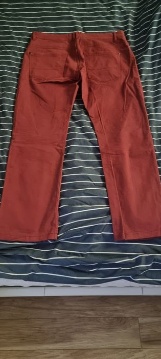 Spodnie bawełniane czerwone