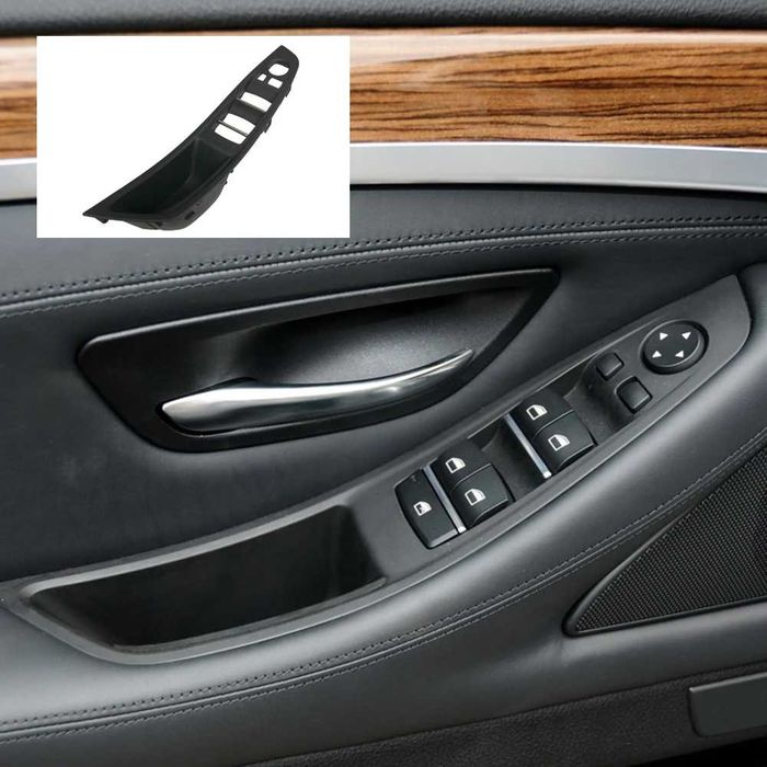 Kit 4 peças Puxadores Molduras porta Bmw Serie 5 F10 F11 Novo