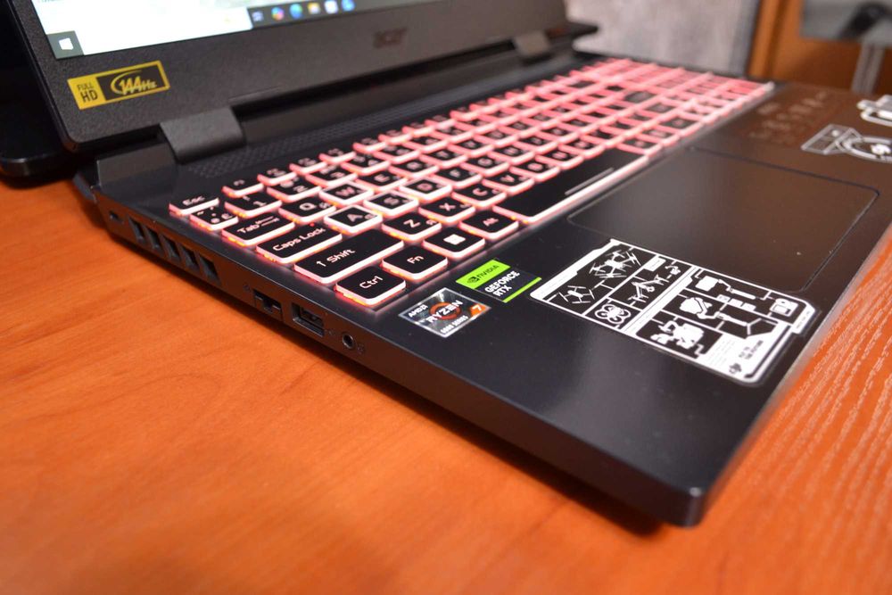 Acer Nitro 5 AN515-46-R7KA( Ryzen 7 6800H (8(16) ядер)/ GeForce RTX 3070 Ti 8Gb /16Gb DDR5/SSD 512Gb/ 144Hz)
