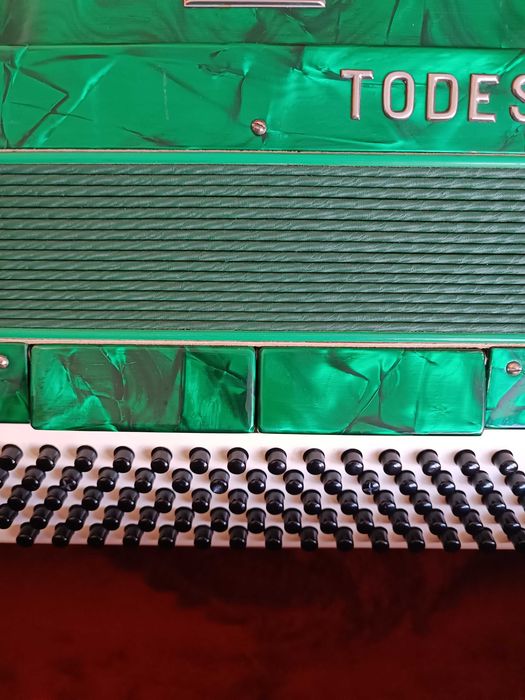 RARA RARIEDADE: Acordeom Todeschini Artist 3 – Verde Perolado Impecável!