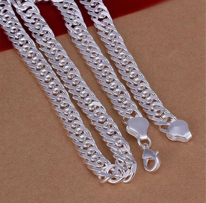 Цепочка Серебро стерлингове с пробой 925 .ширина 10мм