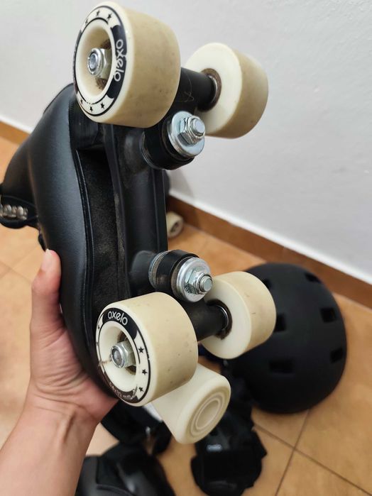 Patins com kit proteção
