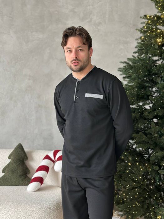 Тепла піжама чоловіча мужская пижама домашний костюм