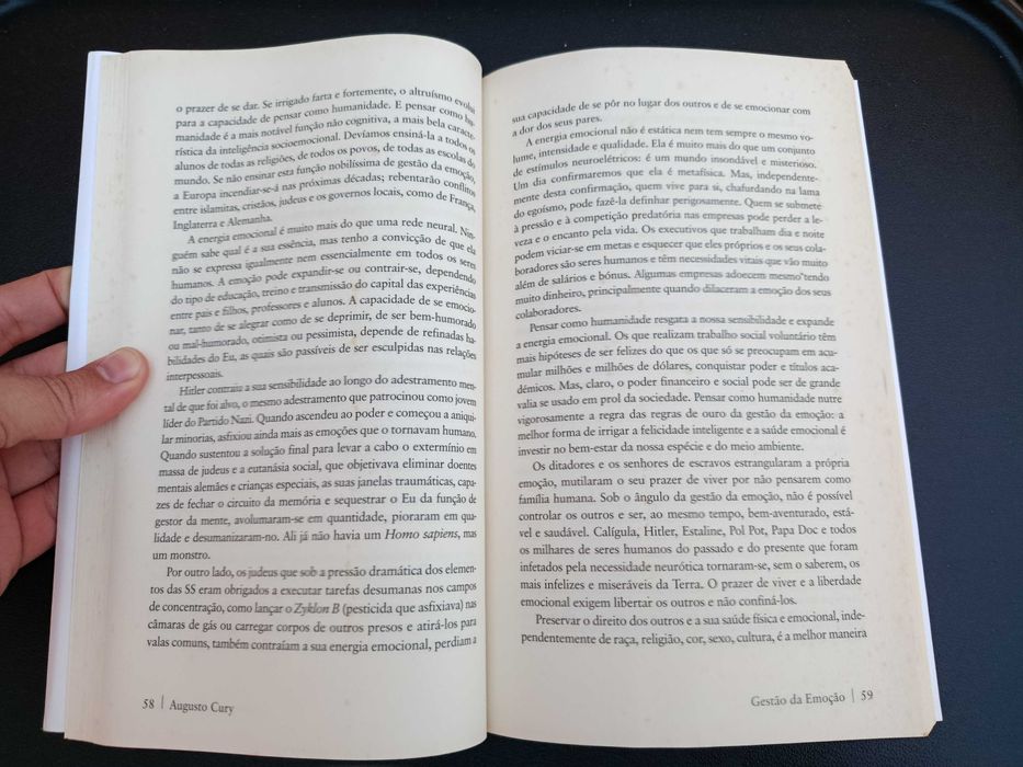 Livro "Gestão da Emoção", Augusto Cury