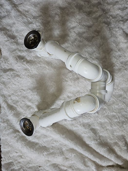 Syfon do zlewozmywak dwukomorowego