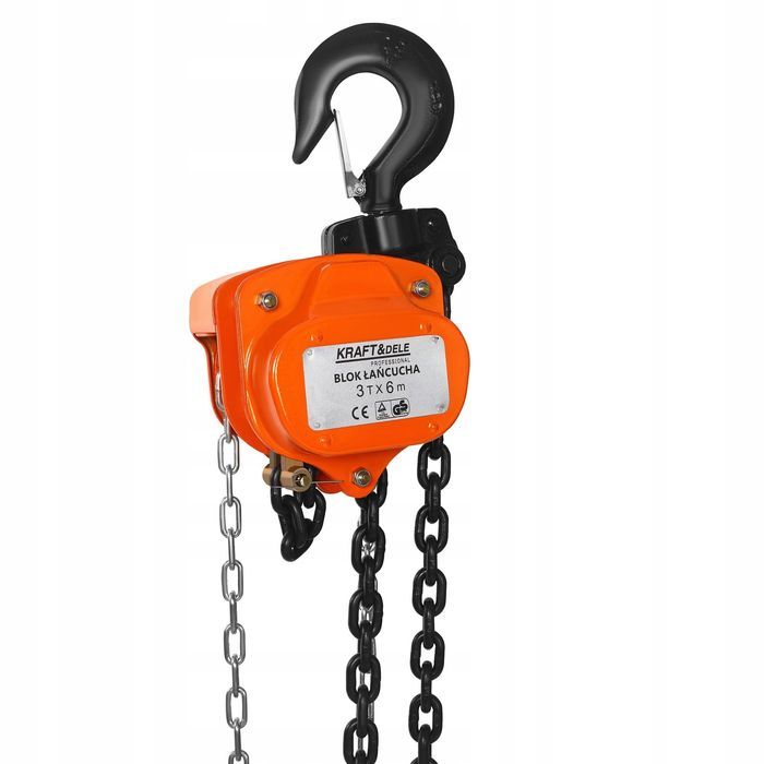 Wciągarka Łańcuchowa Ręczna Wyciągarka 3 Tony 3T 3000Kg 6M