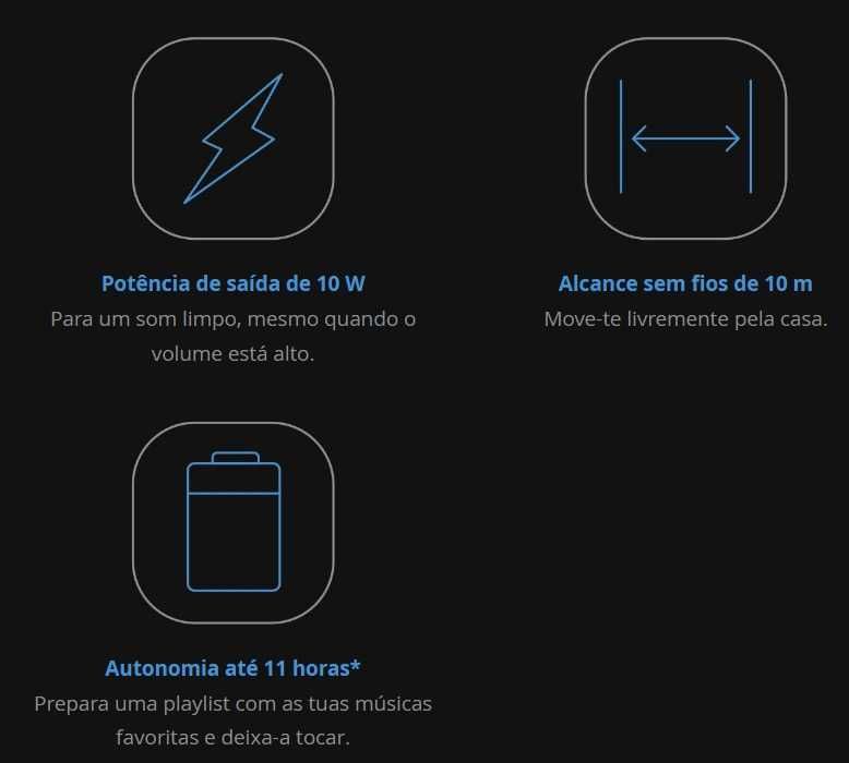 Pack Colunas Som Portátil Wireless | Novo!