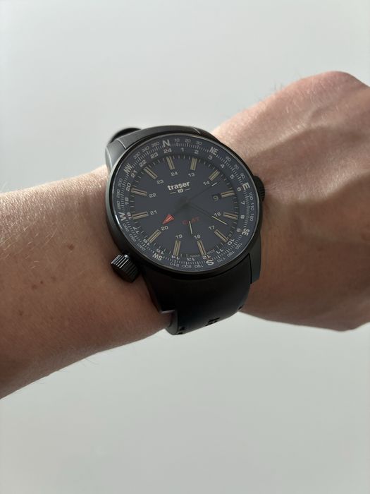 Zegarek Traser P68 Pathfinder GMT, jak nowy, gwarancja