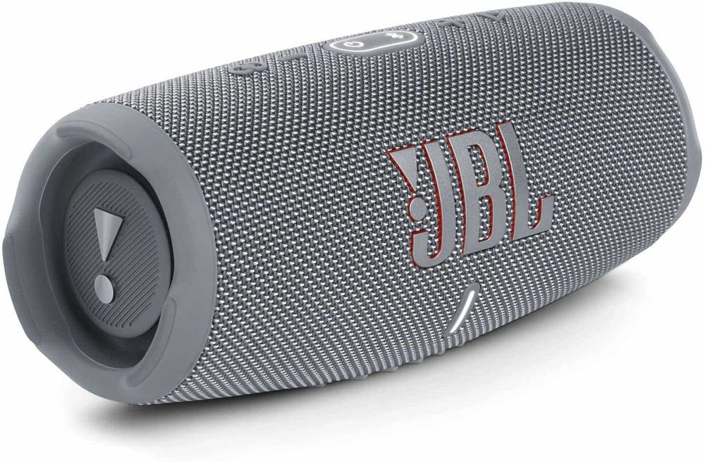 Coluna Bluetooth JBL Charge 5 (40 W - Cinza)