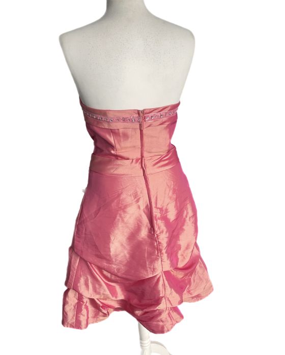 Sukienka koltajlowa Fara Fiesta Collection L 40 Coral