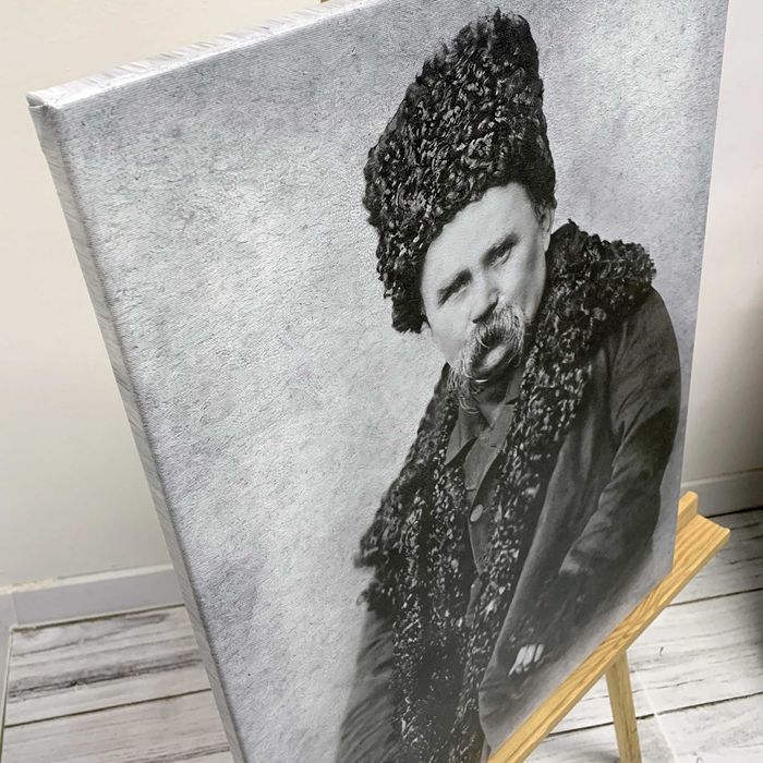 Тарас Шевченко, Кобзар, фотопортрет, постер, картина на полотні