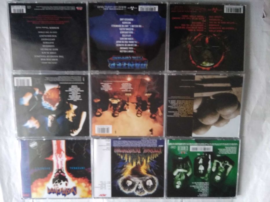 Slayer/Annihilator/Over Kill/Destruction/сд диски.