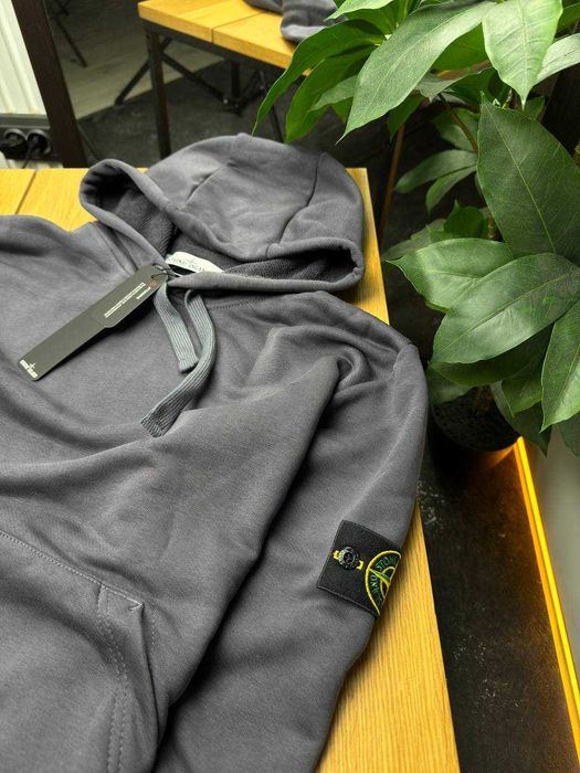 ‼️ХУДІ STONE ISLAND|Демісезонне Худі STONE ISLAND у сірому|Худи| Худі!
