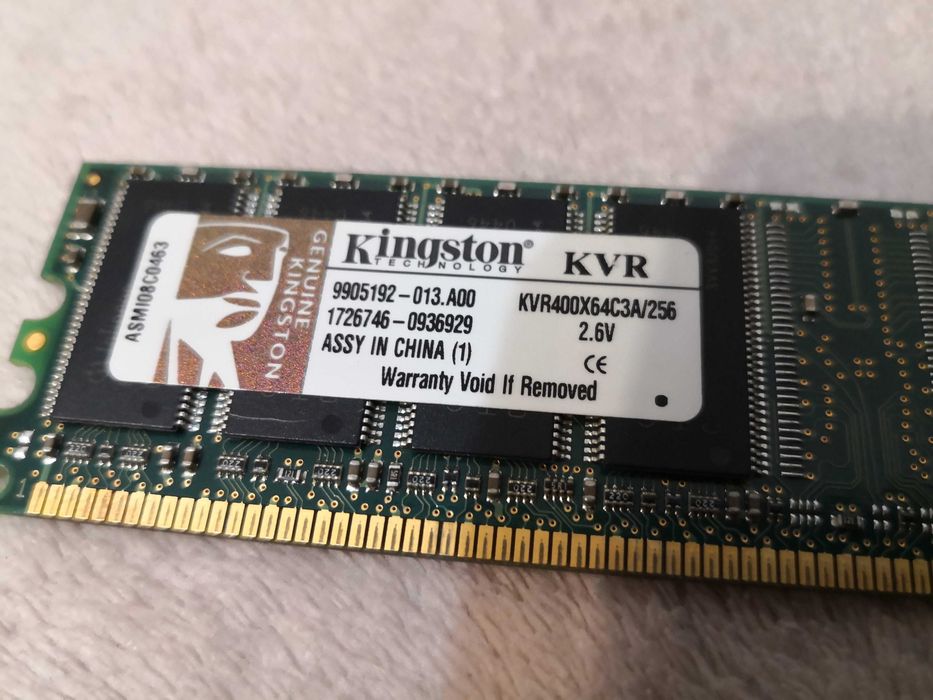 DDR400 256MB Kingston DDR1 retro PC 100% ok