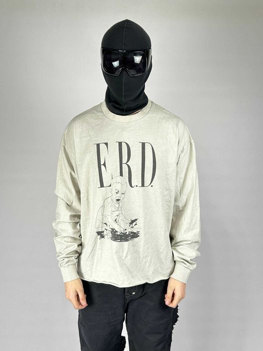 Лонгслів білий Enfants Riches Deprimes archive distressed белый
