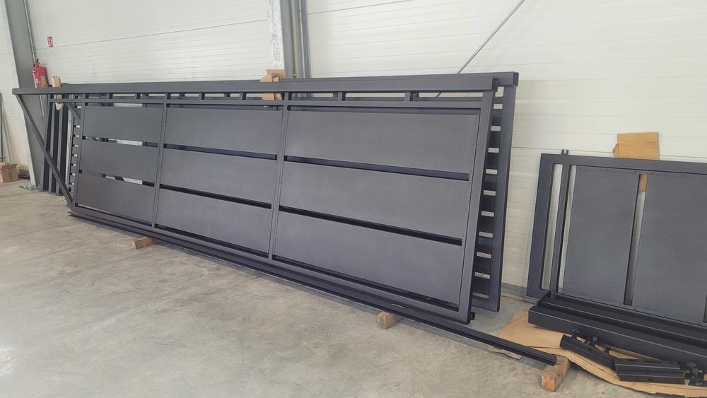 Brama panel z blachy oc+Kolor 4mx1,42m Producent