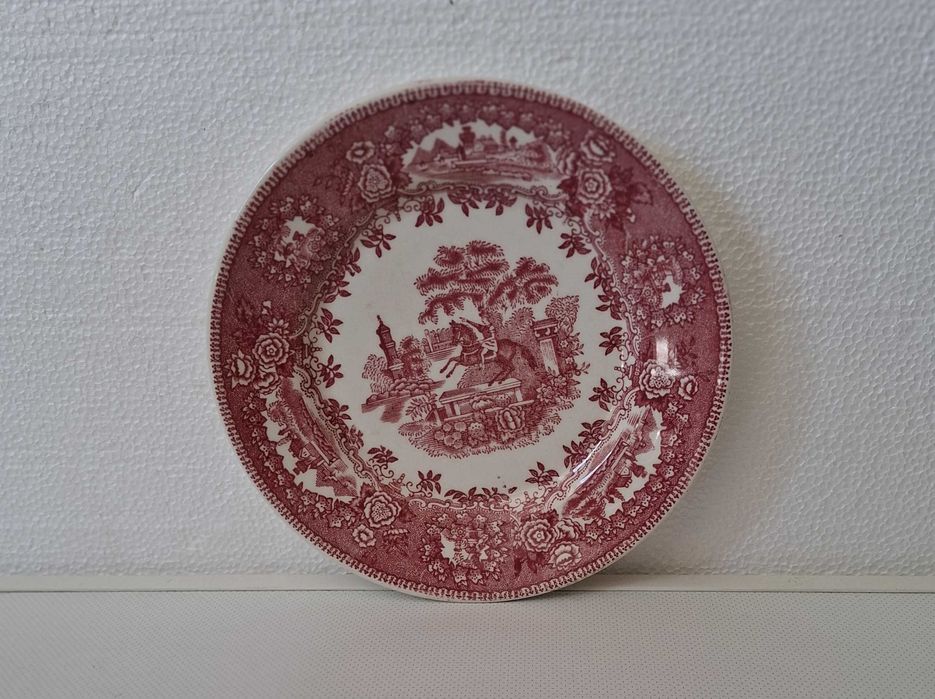 Prato de Sobremesa Cavalinho vermelho - Fábrica de Loiças de Sacavém