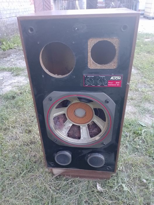 Alton 80 obudowa, uszkodzony głośnik