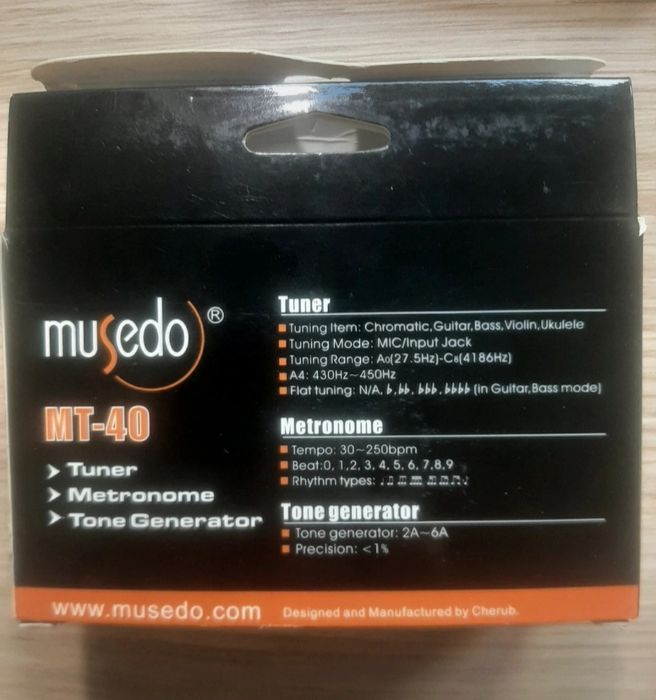 Metrotuner chromatyczny MT-40 (metronom i tuner)