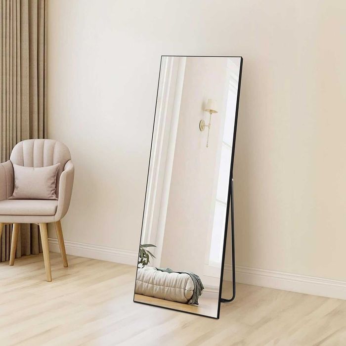 Nowe stojące lustro / lusterko / 50x140CM / HORLIMER / czarne !R197!