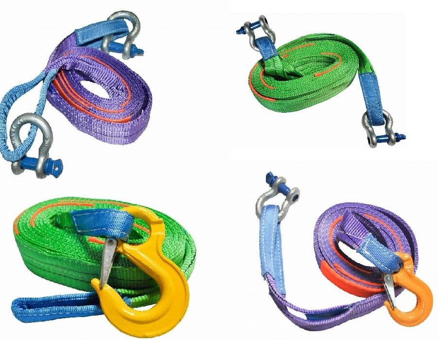 Трос буксирувальний, ремінь, фал на любе авто від седана до тягачів