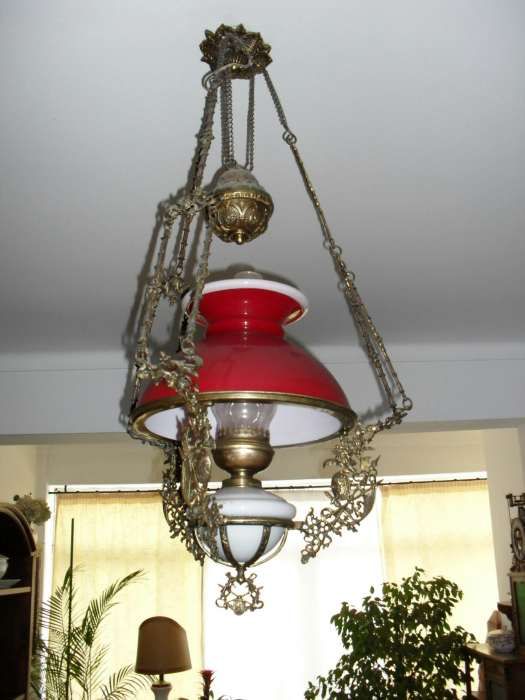 Candeeiro de Tecto Estilo Inglês