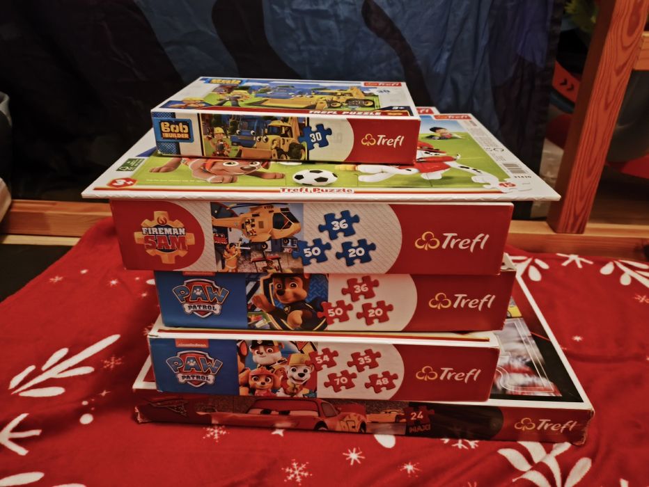 Puzzle komplet 6szt