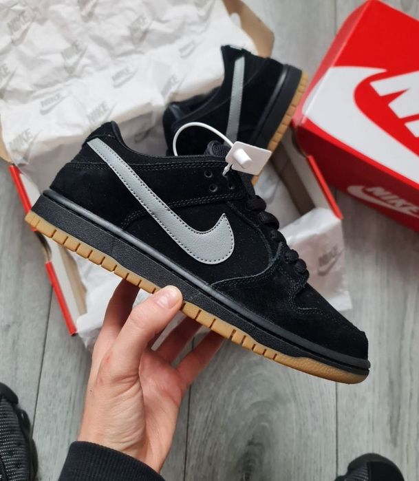 !БЕЗ Передплат! Кросівки Nike SB Dunk Low Black Gray Fog | данки