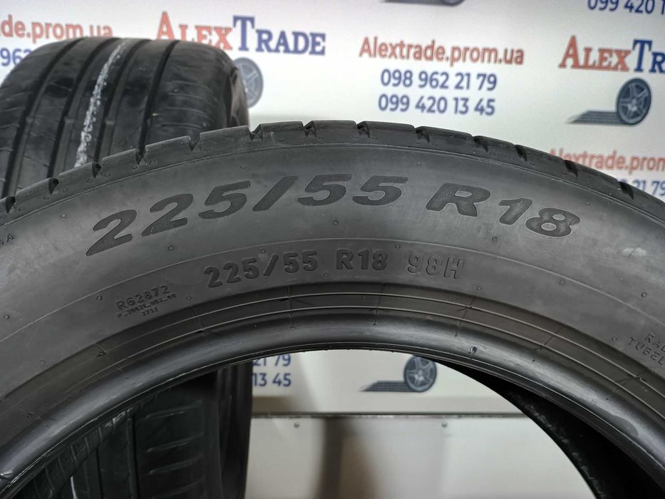 2 шт. 225/55 R18 Pirelli Scorpion літні шини вживані бу, 2021 рік
