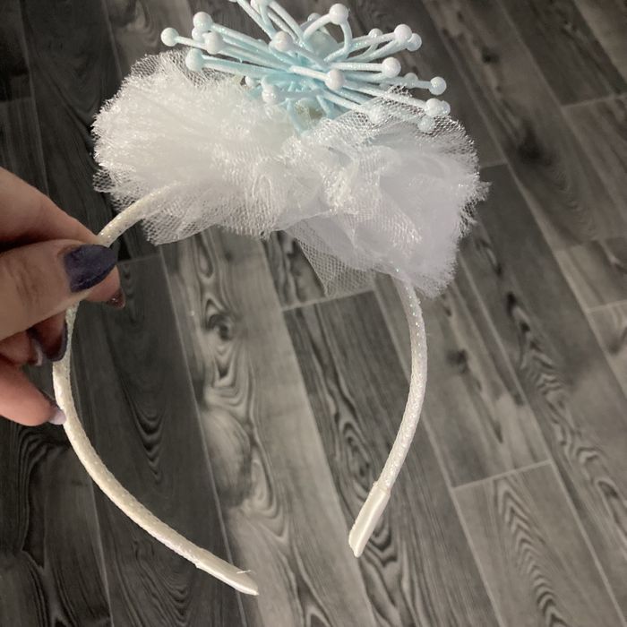 Обідок обруч сніжинка зірочка