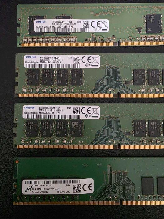 Intel Core i7-6700, i5-8500, i5-3570